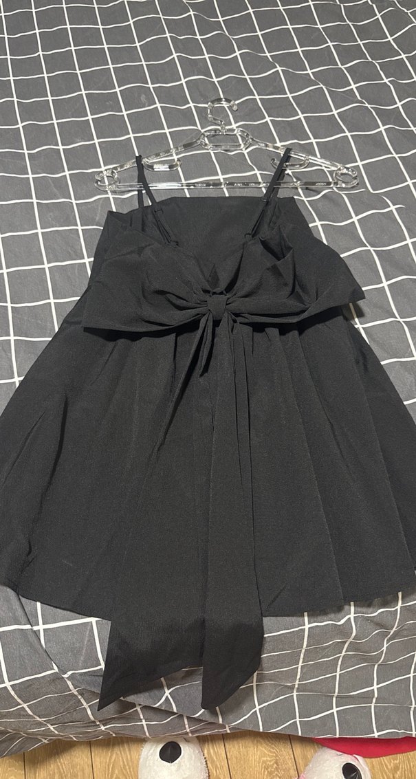 Siyah Mutfak Önlüğü İnce Askılı - Görsel 2