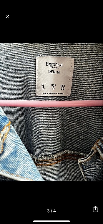 s Beden bershka kot ceket