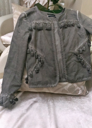 Markasız Ürün Püsküllü vintage ceket