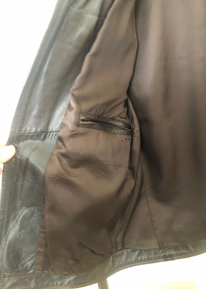 C.C.S Sarar erkek deri mont - Görsel 3