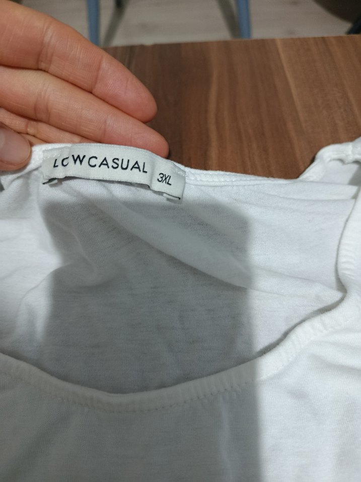 Baskılı Beyaz Hamile Tişörtü - Görsel 4