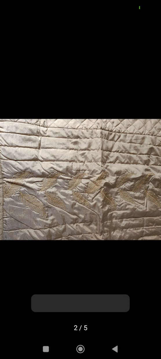 Bej Parlak Nakışlı yastık kılıfı - Görsel 2