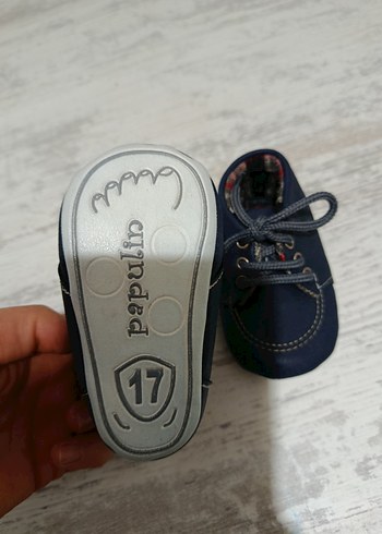 Mavi Erkek Bebek İlk Adım Ayakkabısı - Görsel 3