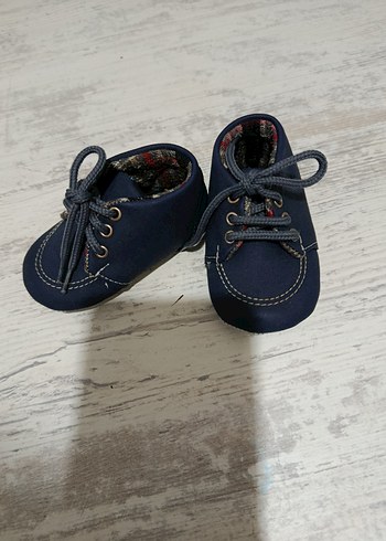 Mavi Erkek Bebek İlk Adım Ayakkabısı - Görsel 2