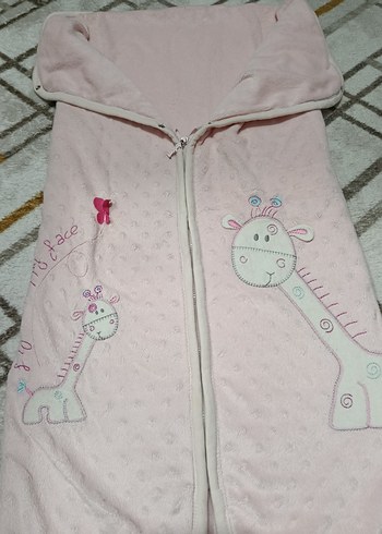 Pembe Nakışlı Çocuk Battaniyesi - Görsel 5