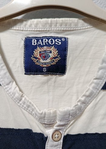 Düğmeli Çizgili Erkek Tişört - Görsel 4