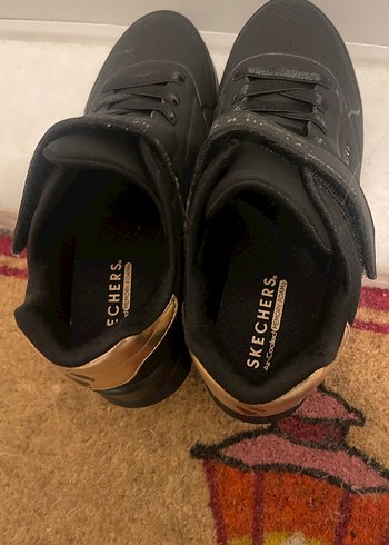 Skechers Kadın Siyah Dolgu Topuklu Spor Ayakkabı - Görsel 5