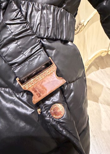 Kürklü Siyah Çocuk Kışlık Mont - Görsel 5