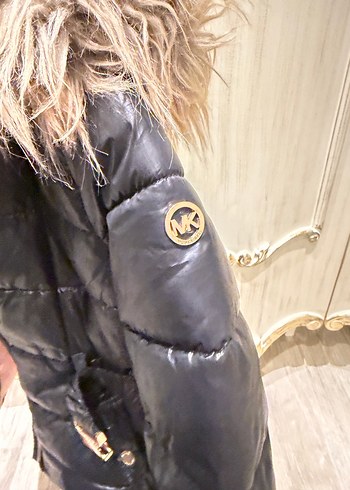 Kürklü Siyah Çocuk Kışlık Mont - Görsel 7