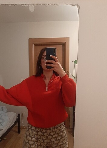 xs Beden kırmızı Renk Oxxo sweatshirt