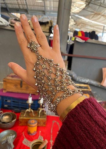 Bohem Çoklu Boncuklu Kadın El Zinciri - Görsel 5