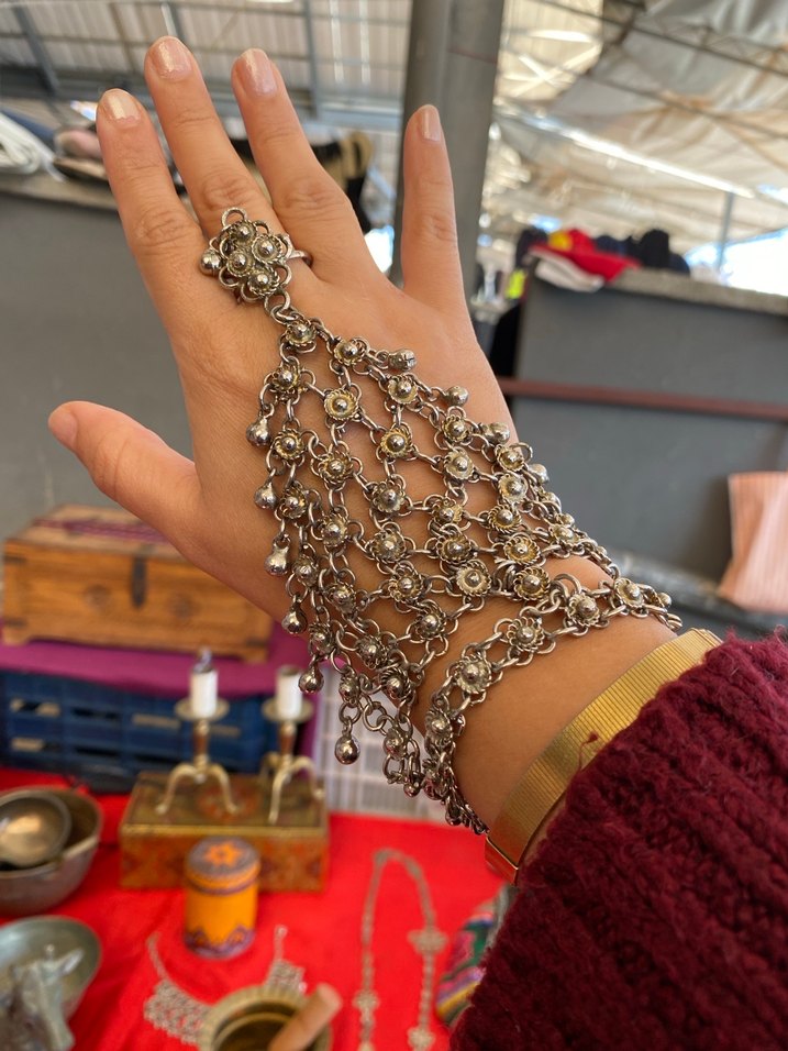 Bohem Çoklu Boncuklu Kadın El Zinciri - Görsel 4