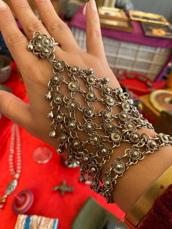 Bohem Çoklu Boncuklu Kadın El Zinciri - Görsel 3