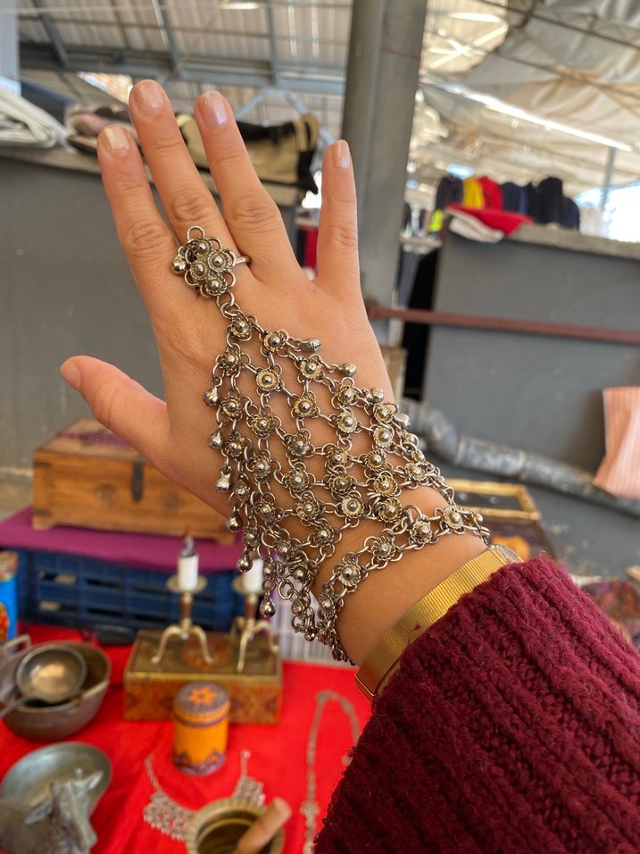 Bohem Çoklu Boncuklu Kadın El Zinciri - Görsel 5