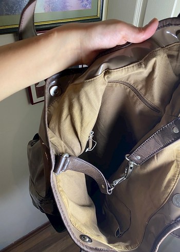 Vintage Kahverengi Çanta - Görsel 5