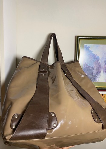 Vintage Kahverengi Çanta - Görsel 3