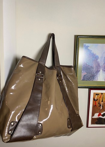Vintage Kahverengi Çanta - Görsel 2