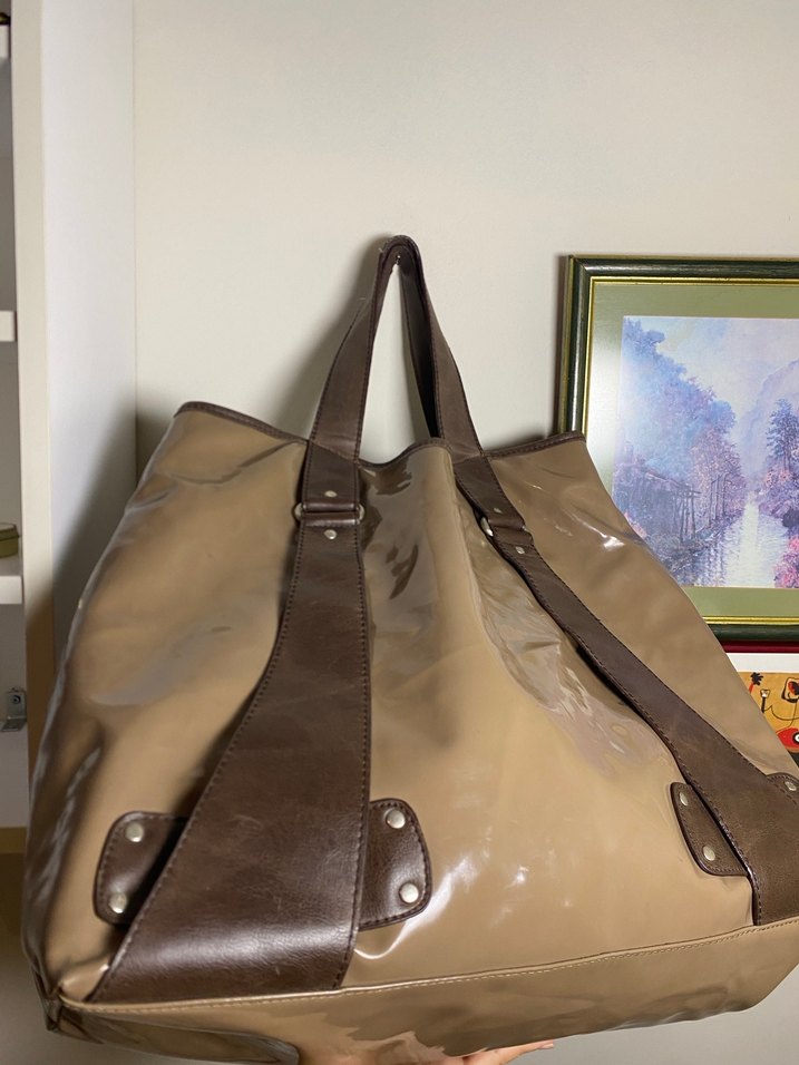 Vintage Kahverengi Çanta - Görsel 3