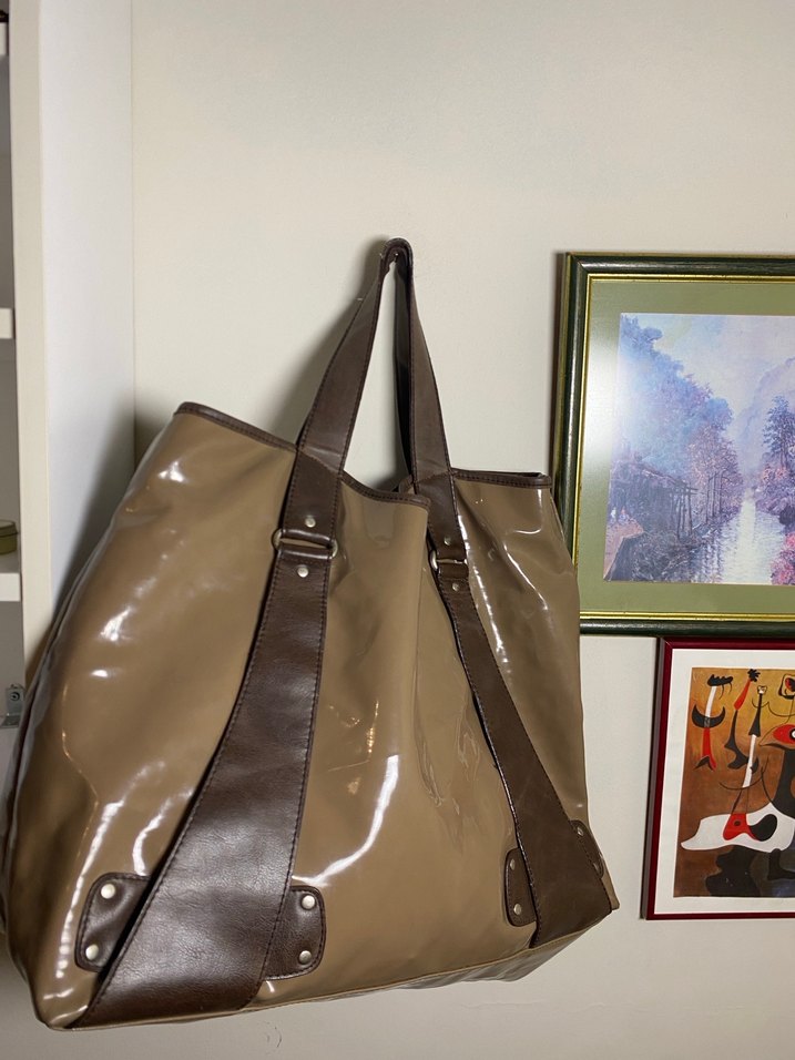 Vintage Kahverengi Çanta - Görsel 2