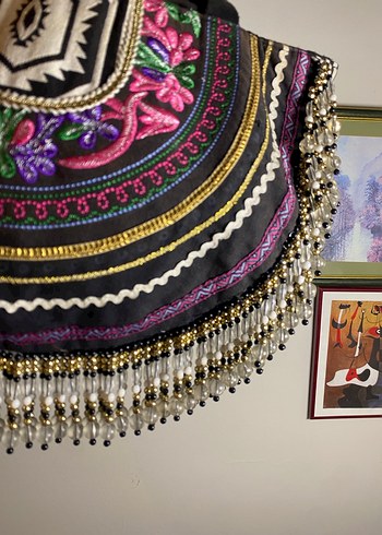 Vintage Taşlı Çanta - Görsel 4