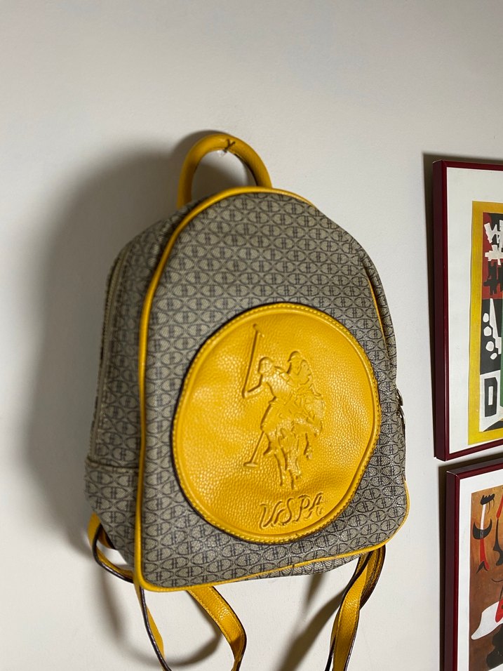 U.S. Polo Assn. Sarı Sırt Çantası - Görsel 3