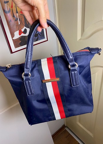 Tommy Hilfiger Lacivert Kol Çantası - Görsel 5