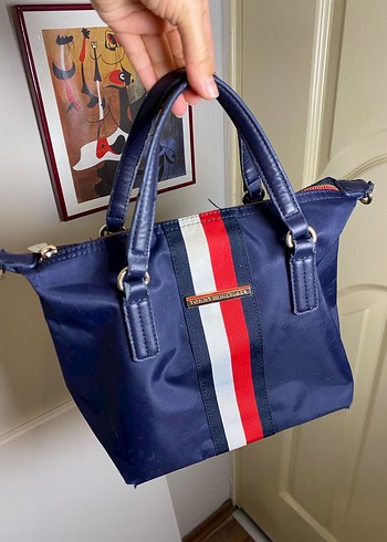 Tommy Hilfiger Lacivert Kol Çantası - Görsel 6