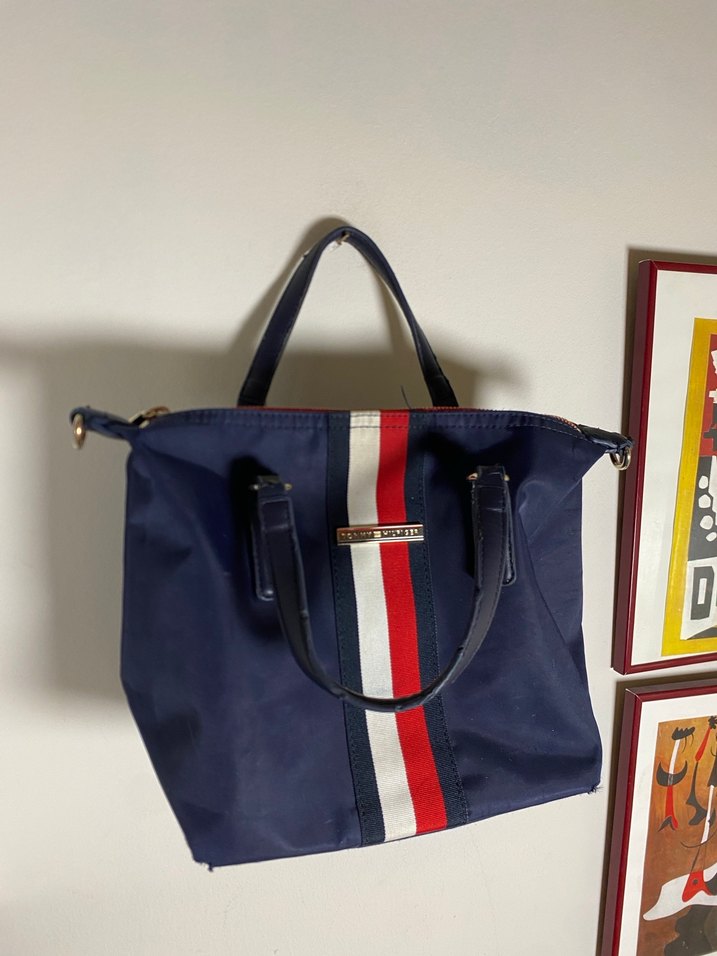 Tommy Hilfiger Lacivert Kol Çantası - Görsel 2