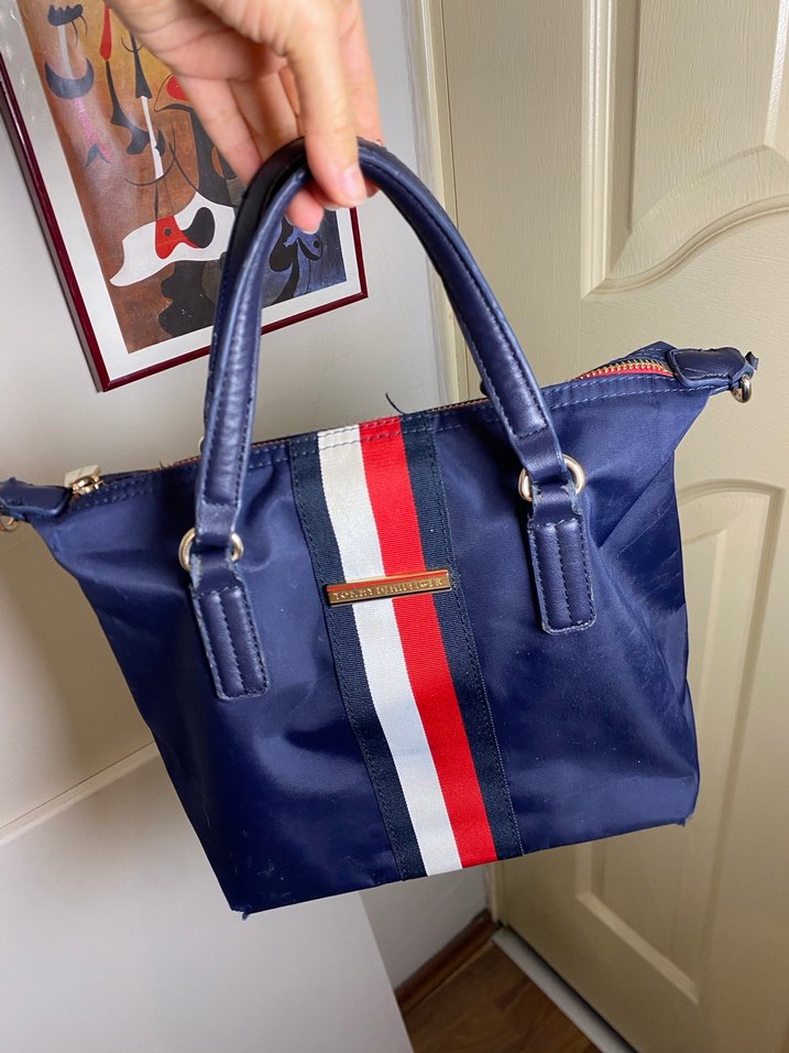 Tommy Hilfiger Lacivert Kol Çantası - Görsel 5