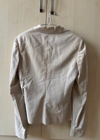 Diğer Düğmeli Bej Kadın Blazer Ceket
