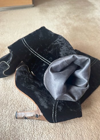 Bottega Veneta kadife çizme - Görsel 8