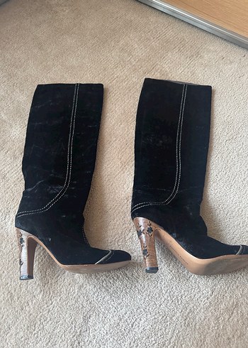 Bottega Veneta kadife çizme - Görsel 2