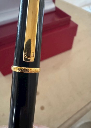 Siyah Cartier Diabolo Rollerball Kalem - Görsel 4