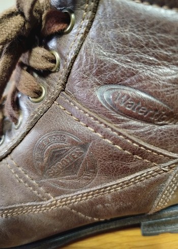 Klasik Erkek Deri Kahverengi Bot Scooter - Görsel 4