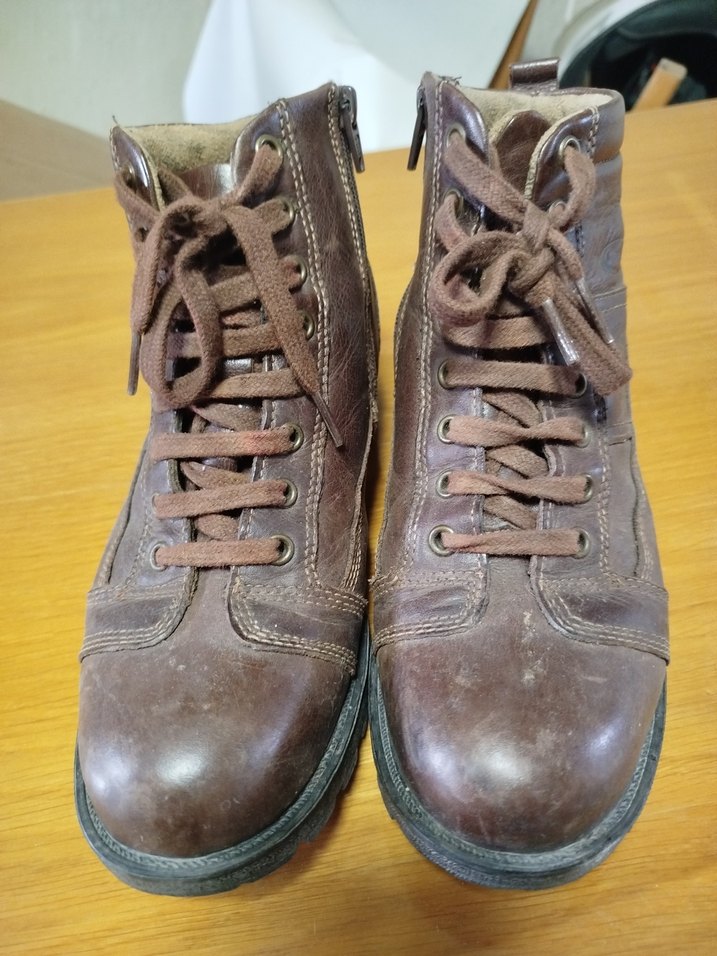 Klasik Erkek Deri Kahverengi Bot Scooter - Görsel 3