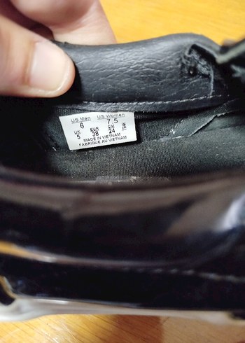 Unisex Siyah Vans - Görsel 6