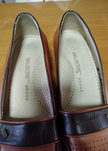 Kahverengi Kemerli Kadın Klasik Ayakkabı - Görsel 3