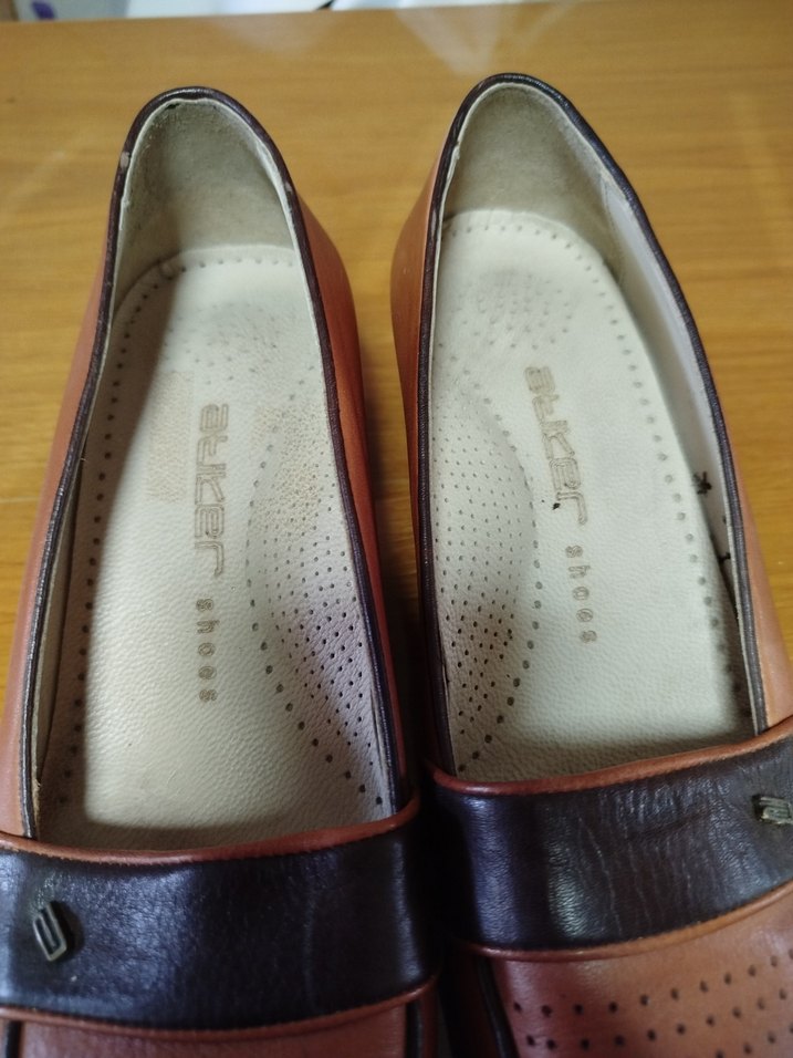 Kahverengi Kemerli Kadın Klasik Ayakkabı - Görsel 3