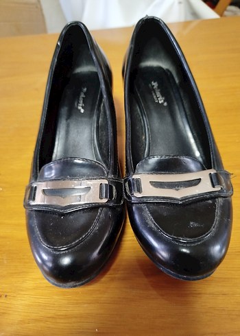 Siyah Tokalı Kadın Topuklu Ayakkabı Polaris - Görsel 2