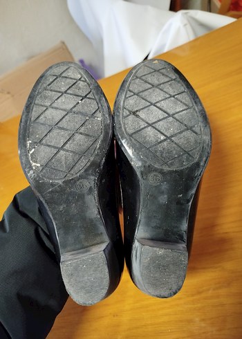 Siyah Tokalı Kadın Topuklu Ayakkabı Polaris - Görsel 5