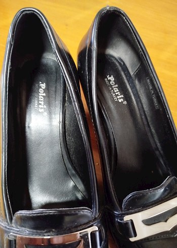 Siyah Tokalı Kadın Topuklu Ayakkabı Polaris - Görsel 4