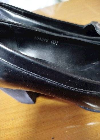 Siyah Tokalı Kadın Topuklu Ayakkabı Polaris - Görsel 3