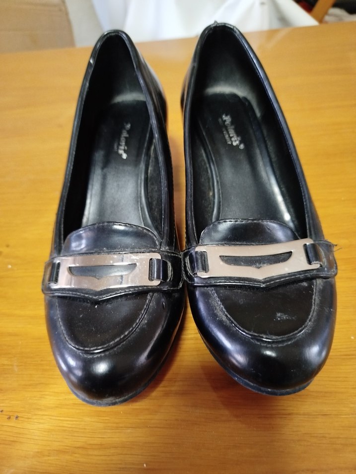 Siyah Tokalı Kadın Topuklu Ayakkabı Polaris - Görsel 2