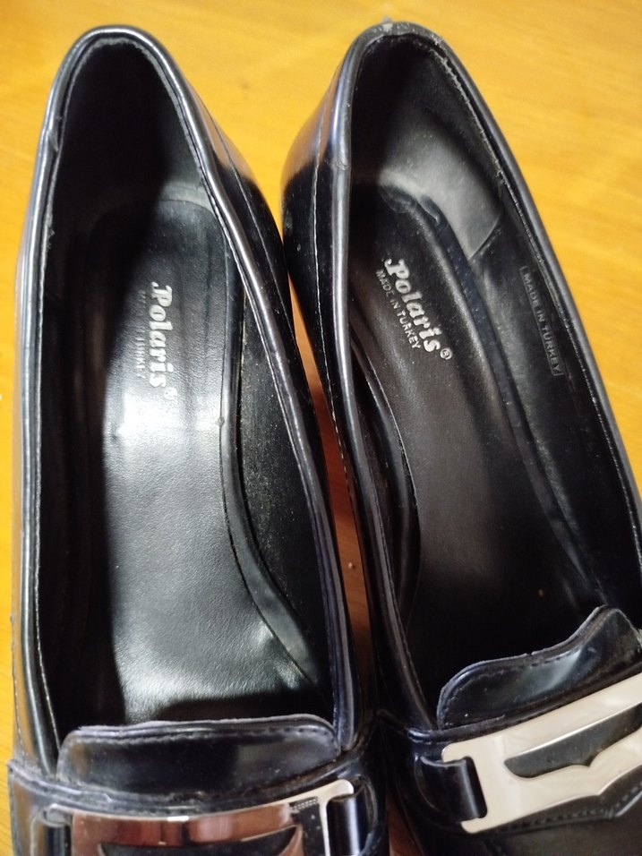 Siyah Tokalı Kadın Topuklu Ayakkabı Polaris - Görsel 4