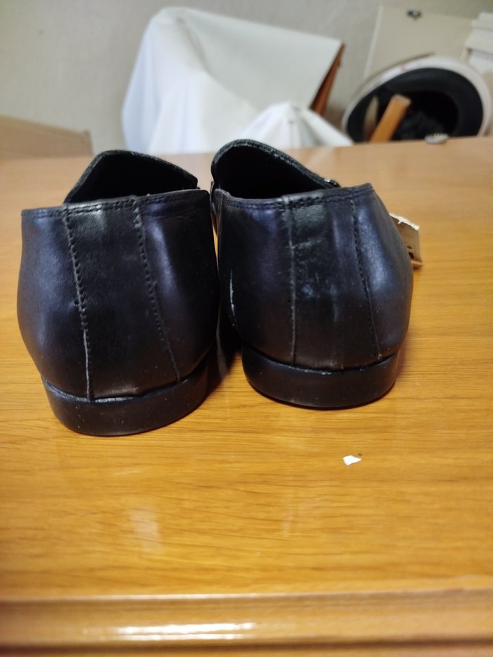 Klasik Siyah Deri Erkek Ayakkabı - Görsel 4