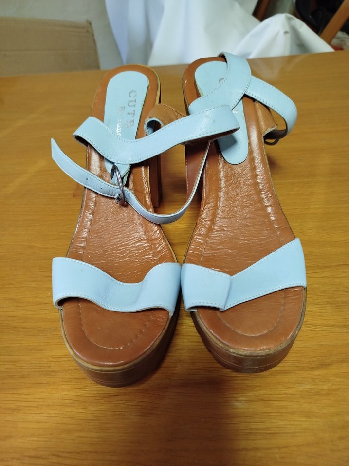 Dolgu Topuklu Kadın Sandalet - Görsel 2