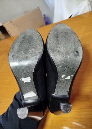 İTALYA Le Scarpe   Deri Bağcıklı Stiletto Topuklu - Görsel 7