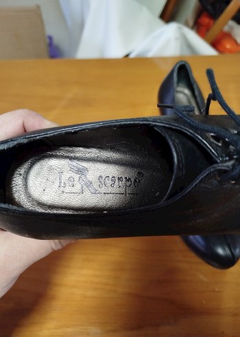 İTALYA Le Scarpe   Deri Bağcıklı Stiletto Topuklu - Görsel 6