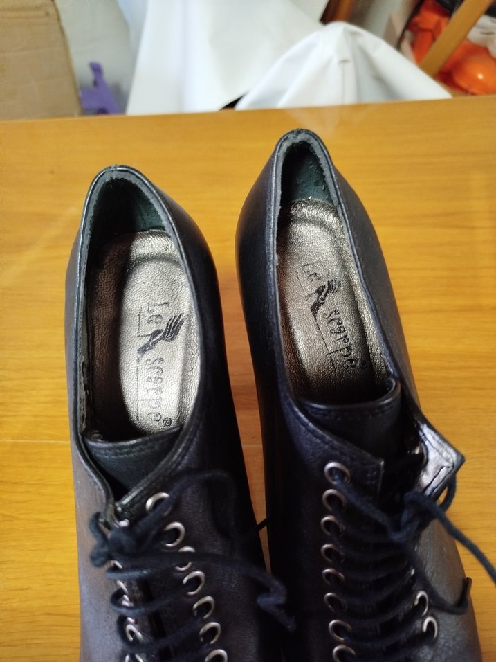 İTALYA Le Scarpe   Deri Bağcıklı Stiletto Topuklu - Görsel 5