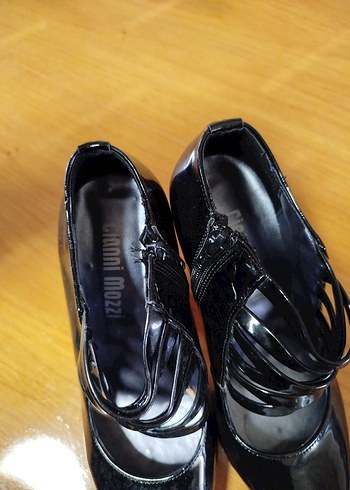 Cianni Mozzi Stilleo Siyah Rugan Platform İtaly - Görsel 5